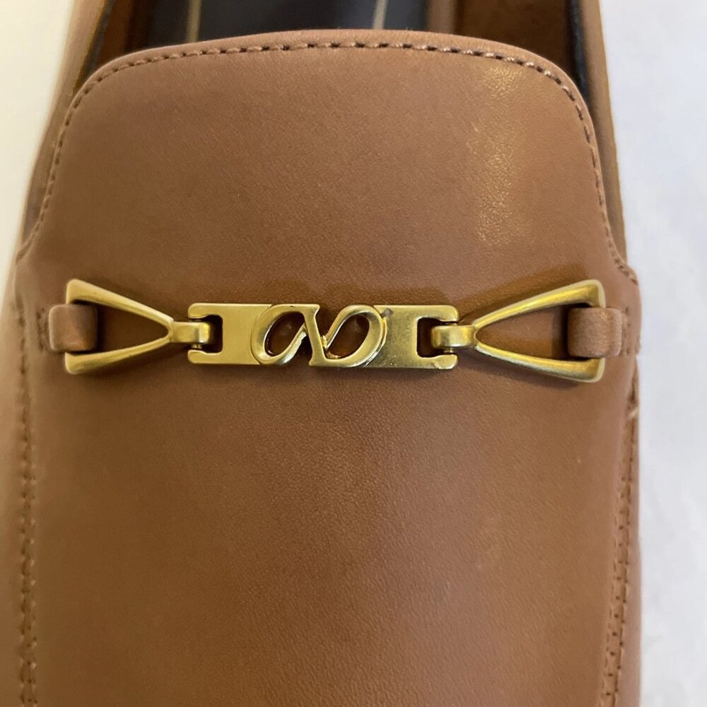 Naturalizer Cecilia Loafer English Tea (Brown) Leather Flats Women's Size 11 New - Picture 9 of 12